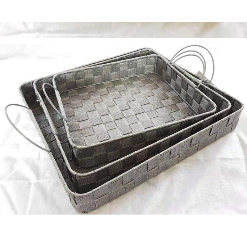 Тканевая корзина с ручками