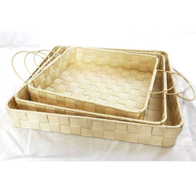 Тканевая корзина с ручками