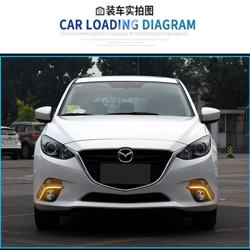 Mazda 3 Axela 2014 ~ 2016 дневной свет, Mazda 3 Axela DRL Foglamp