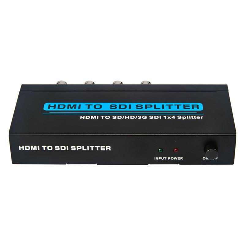HDMI TO SD / HD / 3G SDI 1x4 SPLITTER Поддержка 1080P