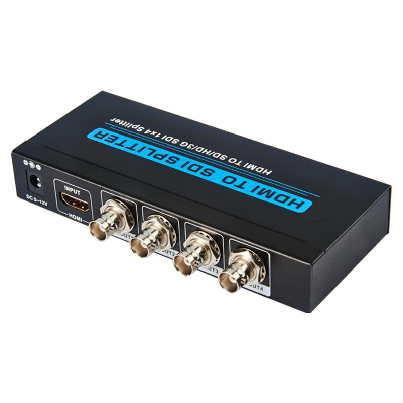 HDMI TO SD / HD / 3G SDI 1x4 SPLITTER Поддержка 1080P