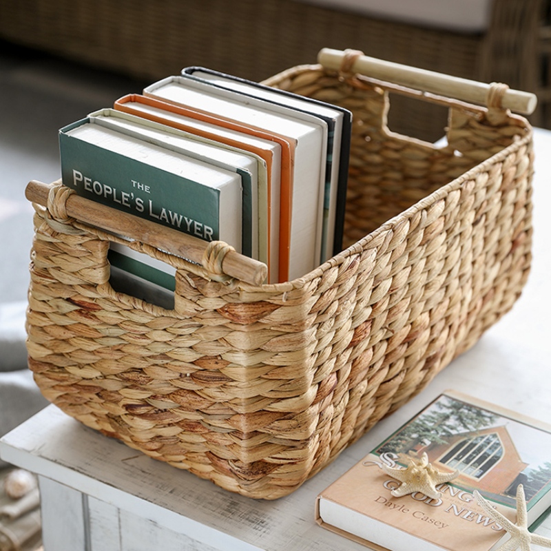 Набор из 3 корзин для хранения водного гиацинта