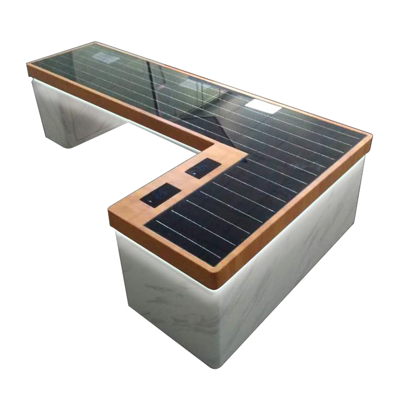 Индивидуальные цвета горячая распродажа энергосберегающие умные солнечные скамейки для парка