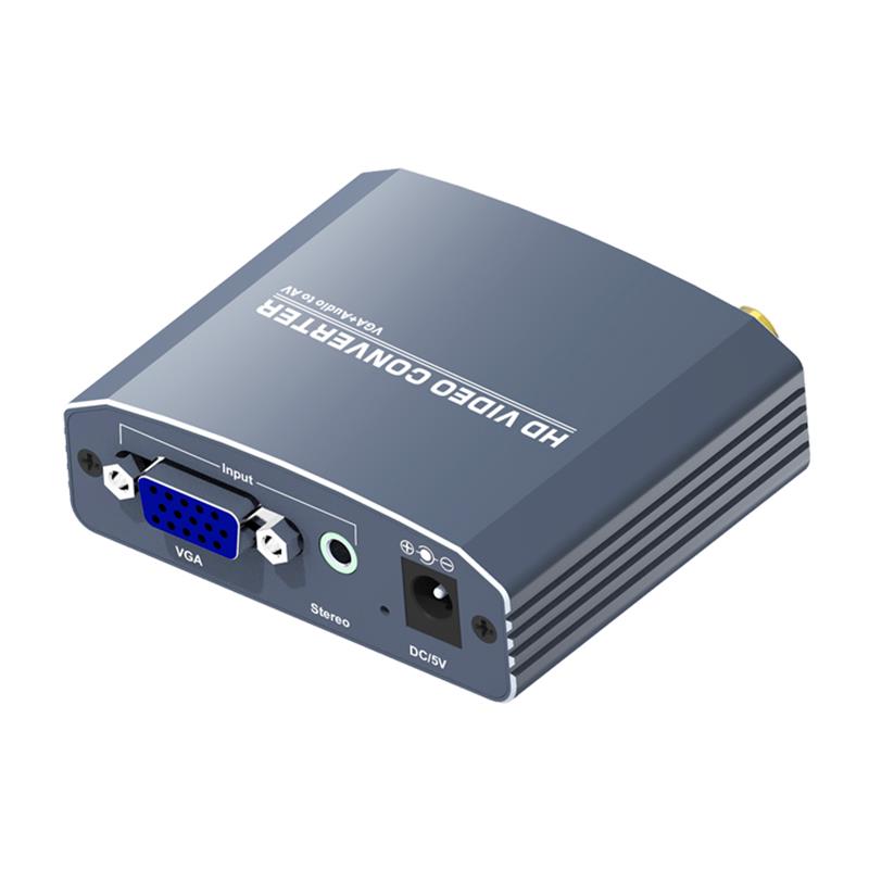 VGA + стерео аудио в AV Converter поддерживает 1080P