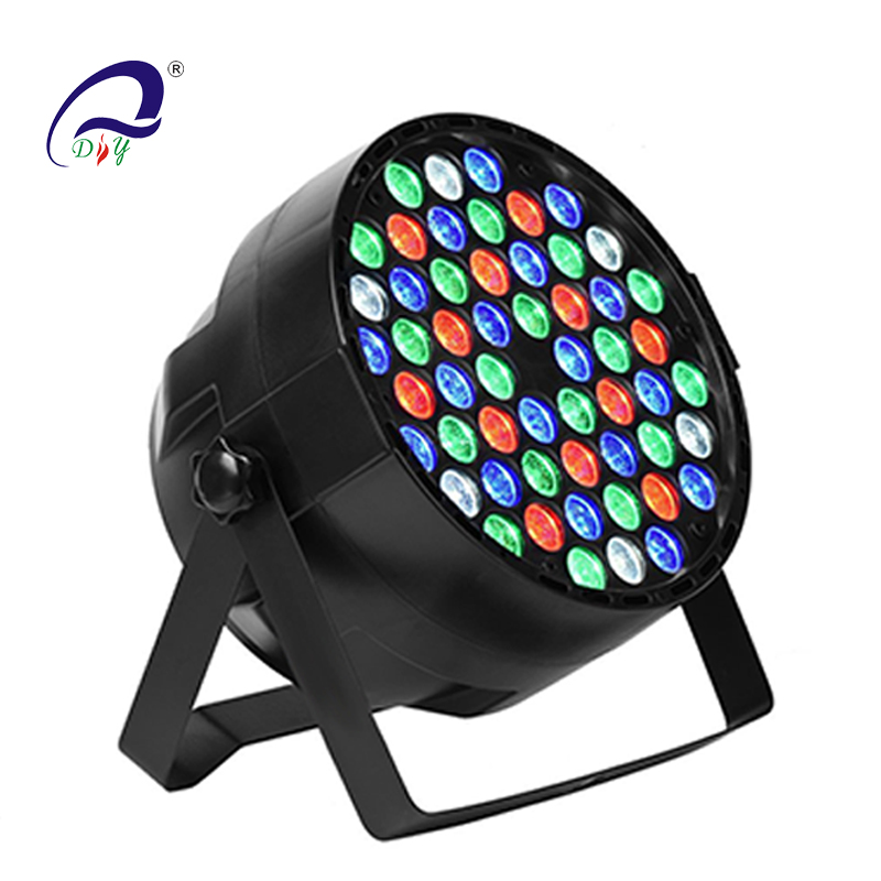 PL100 54 LED Par могут зажигаться вместе с пластиком для целей свадьбы