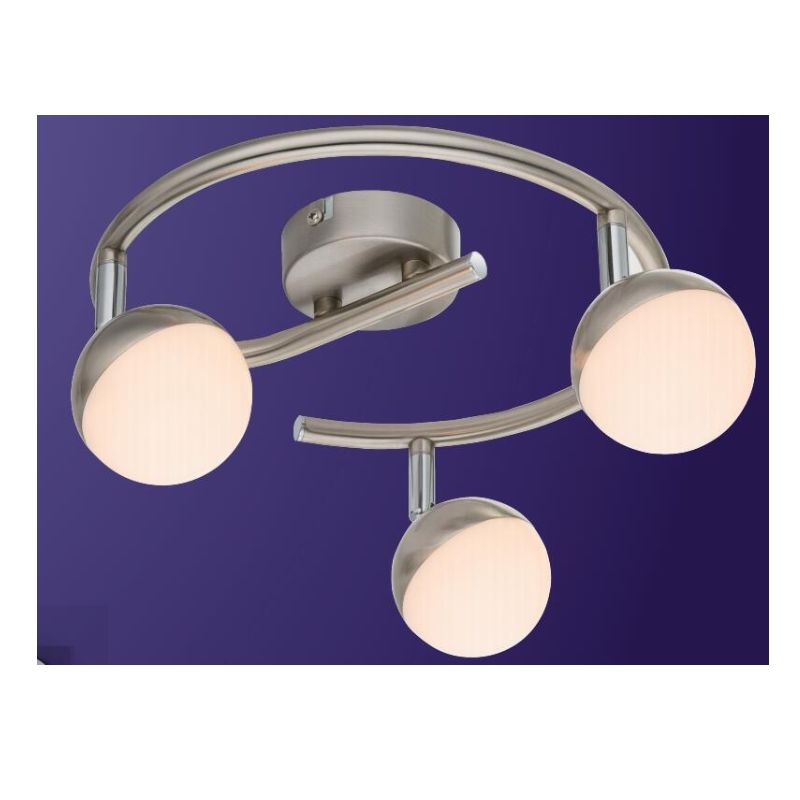 Высоковольтный светодиодный прожектор-3, с полусферным пластиковым плафоном