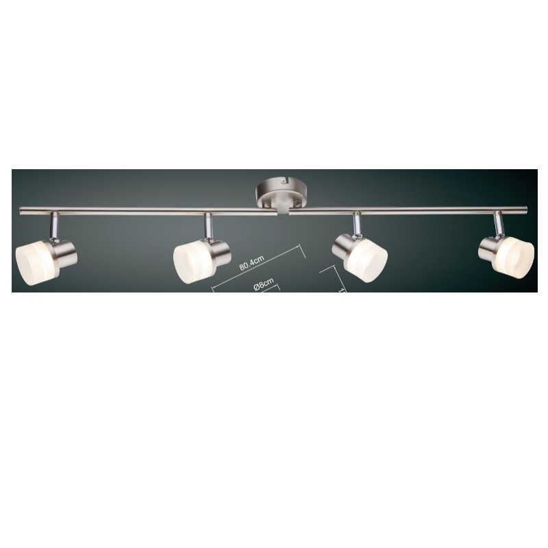 Светодиодный прожектор высоковольтный-4, с цилиндрической пластиковой крышкой