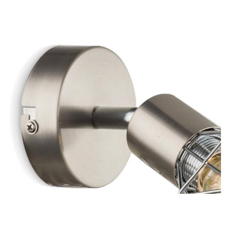 Точечный светильник-1 с металлическим сетчатым плафоном