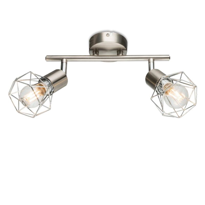 Точечный светильник-2 с металлическим сетчатым плафоном