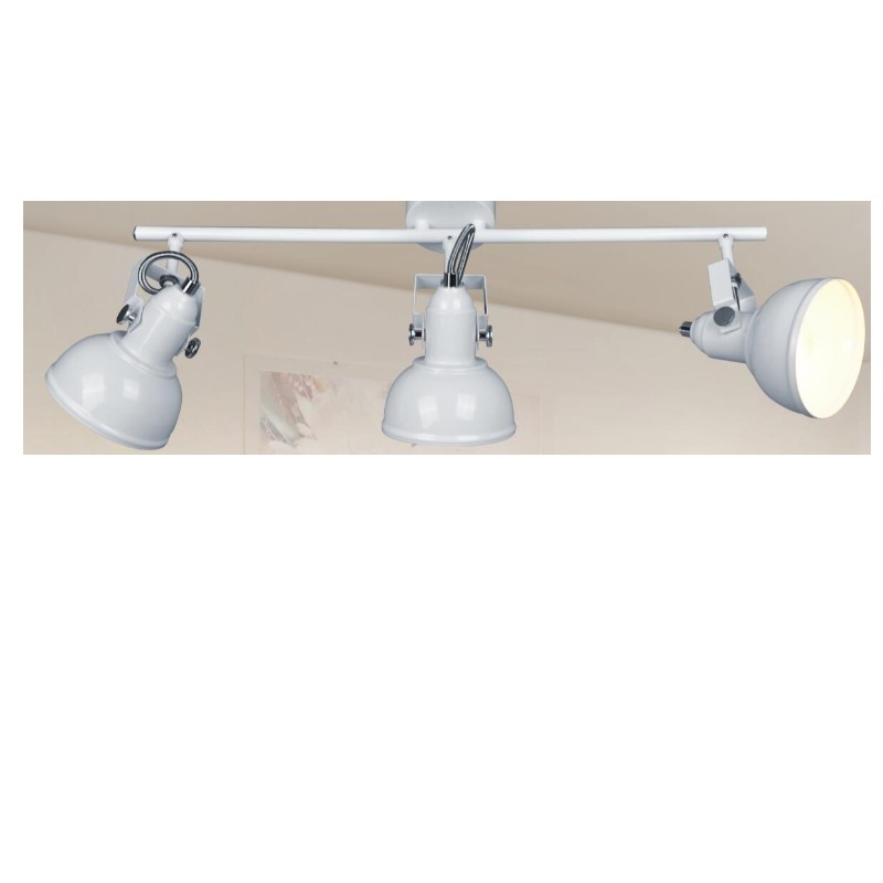 Точечный светильник-3 с металлическим плафоном и U-образным кронштейном