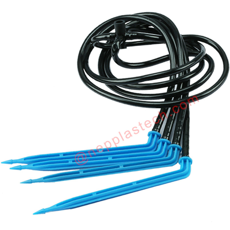 сад посадки микро-спрей орошения кол спринклеры онлайн стрелка капельницы для цветочного горшка