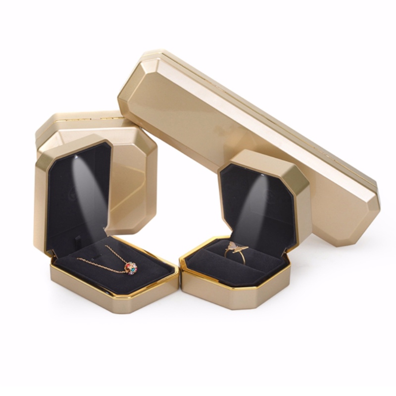 FL-PA0006 пластиковая шкатулка со светодиодной подсветкой