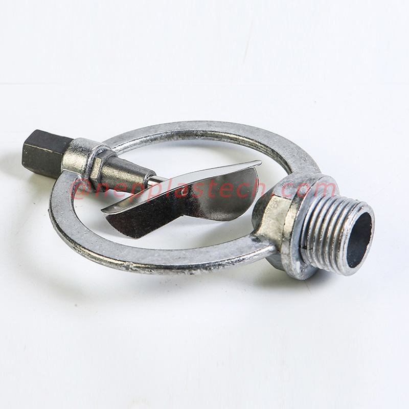 1\/2 дюйма цинковый сплав бабочка с автоповоротом дождевого брызга газонного распыления полива и садоводства полива спринклеров