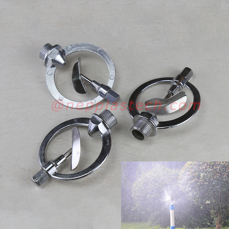 1\/2 дюйма цинковый сплав бабочка с автоповоротом дождевого брызга газонного распыления полива и садоводства полива спринклеров