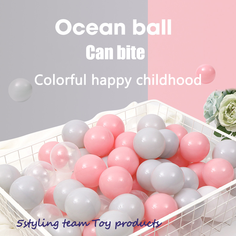 Naughty Fort пользовательский шарик океана шарик Бобо 5.5 / 6/7/8 makalon утолщенные игрушки для защиты окружающей среды пластиковый шар оптом