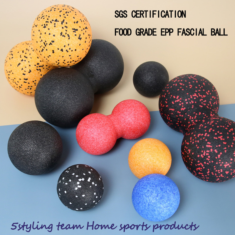 арахисовый шарик, фасция мяча, массаж шариков, мышечная релаксация, рукоятка, йога