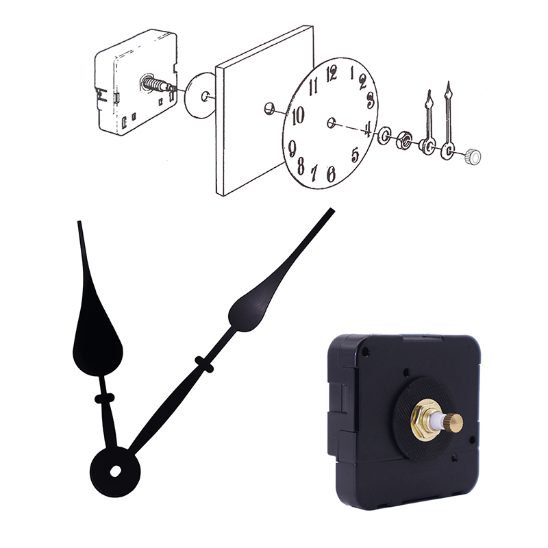 15mm большой крутящий момент i ось часов и HR2057 черный часовой стрелка