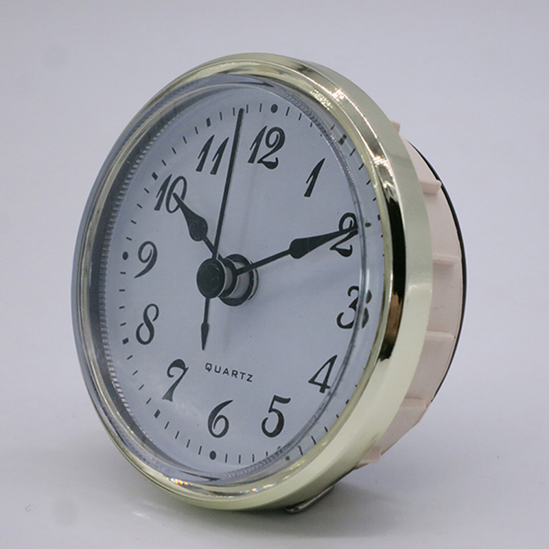 70мм золотая вставка белая