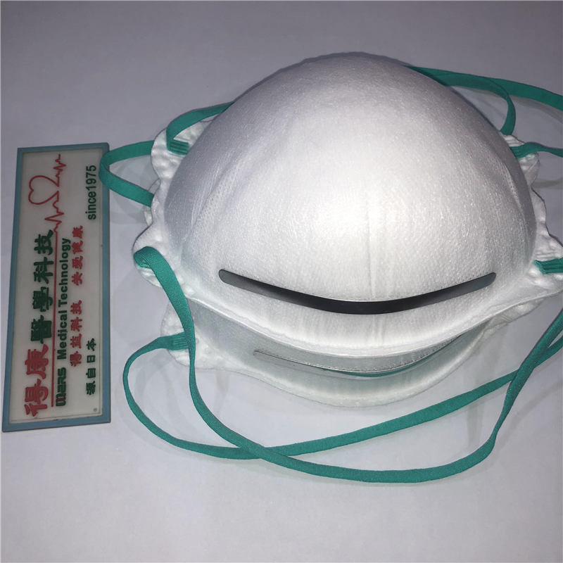 Одноразовые нетканые чашки в форме половины лица маска N95 для самостоятельного использования