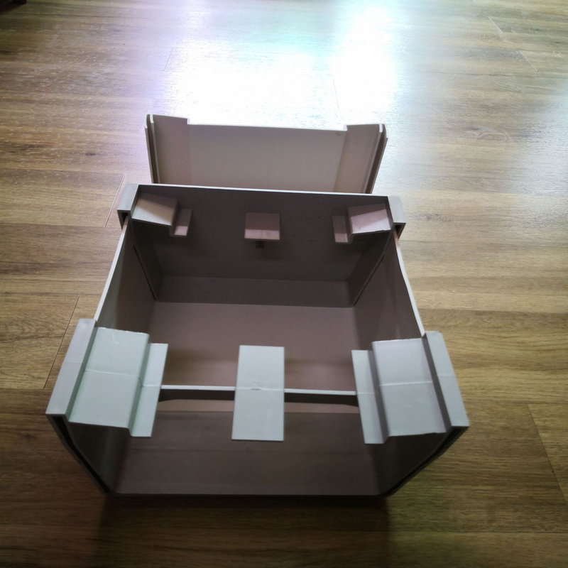 портативный нетоксичный экструзионный пластиковый желоб из ПВХ для беспочвенного выращивания растений