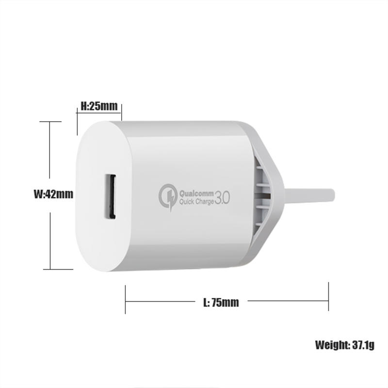 18W QC 3.0 USB настенное зарядное устройство Адаптер Быстрое зарядное устройство для мобильного телефона Multi Port USB зарядные устройства