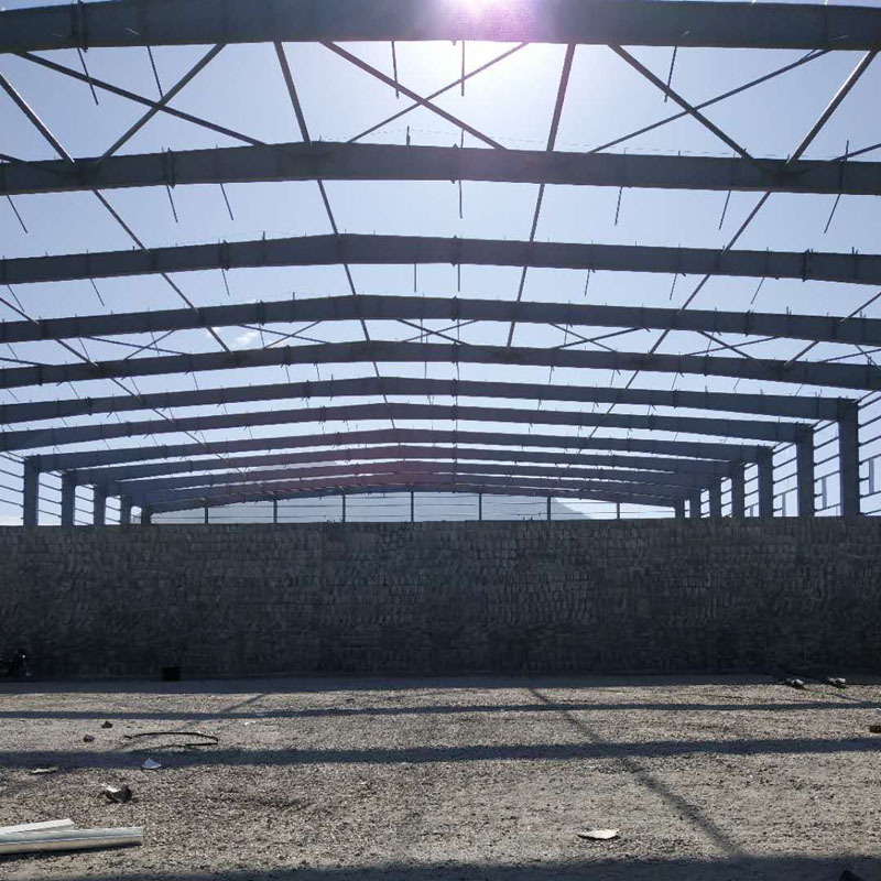 Оптовая торговля индивидуальными промышленными стальными конструкциями серии строительных мастерских на складе