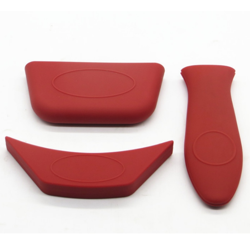 Силиконовая ручка для защиты от ожогов, теплоизоляционная крышка, крышка для ручки для горшка, острый угол, круглый угол, крышка д...