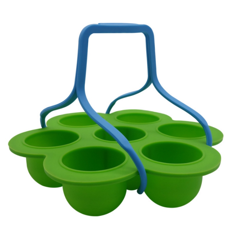 Ручка коробки для пищевых продуктов для аксессуаров из силикагеля с 7 отверстиями, силиконовая форма для торта, решетка для льда