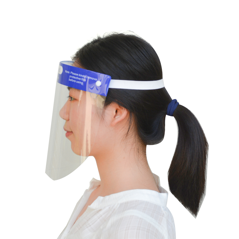 Одноразовая изготовленная на заказ антифог стоматологическая безопасность защитная лицевого щитка лицевого щитка печатание с губкой