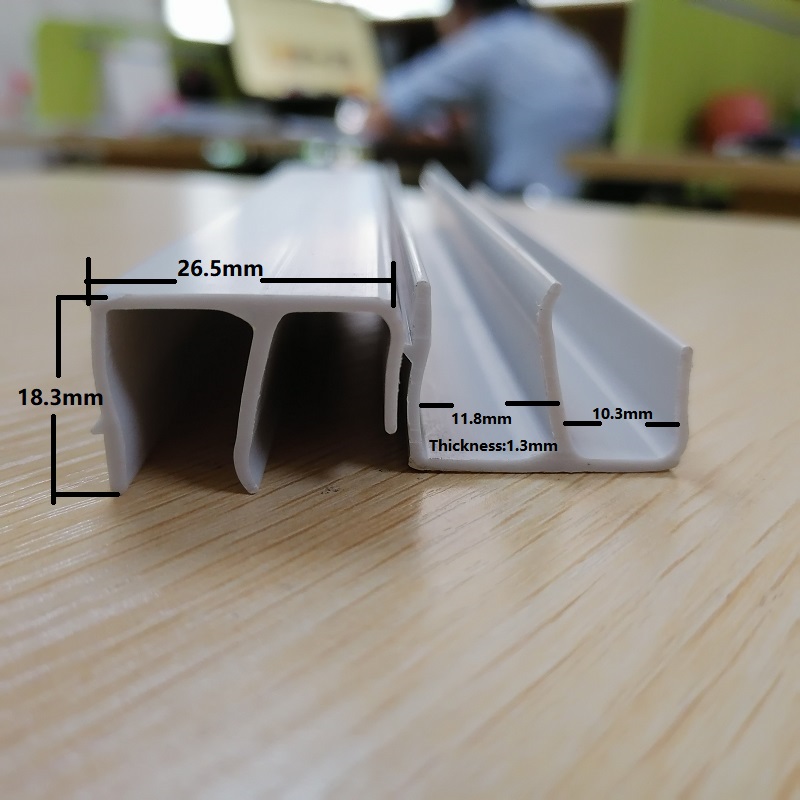 Е-образный профиль из ПВХ, отделка канала из ПВХ, производитель каналов из ПВХ в Китае