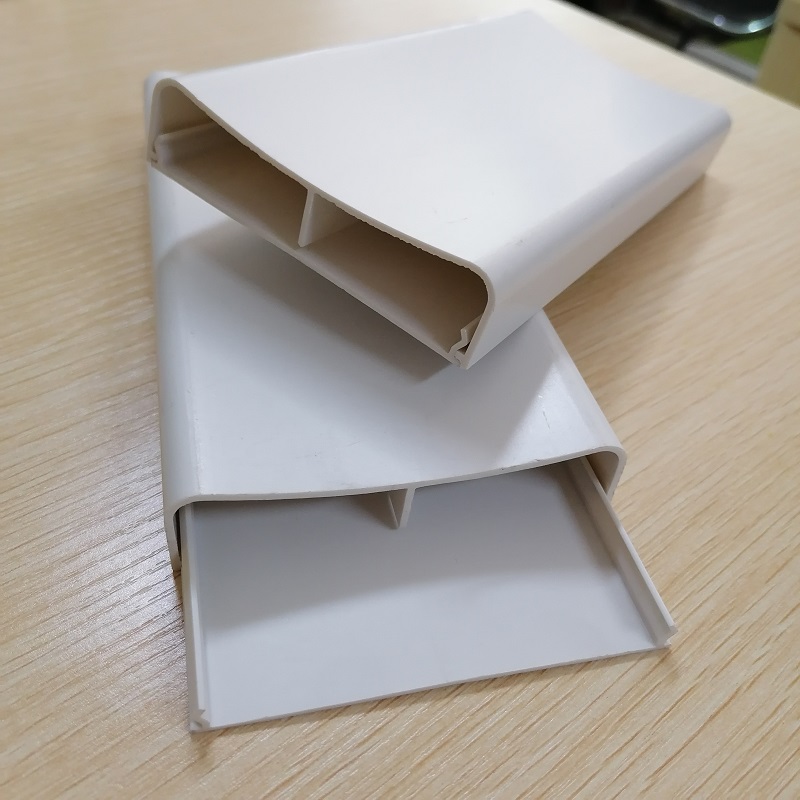 Плотник для шнура из ПВХ Двухканальный канал для укладки кабеля Консилер для кабеля из ПВХ Raceway