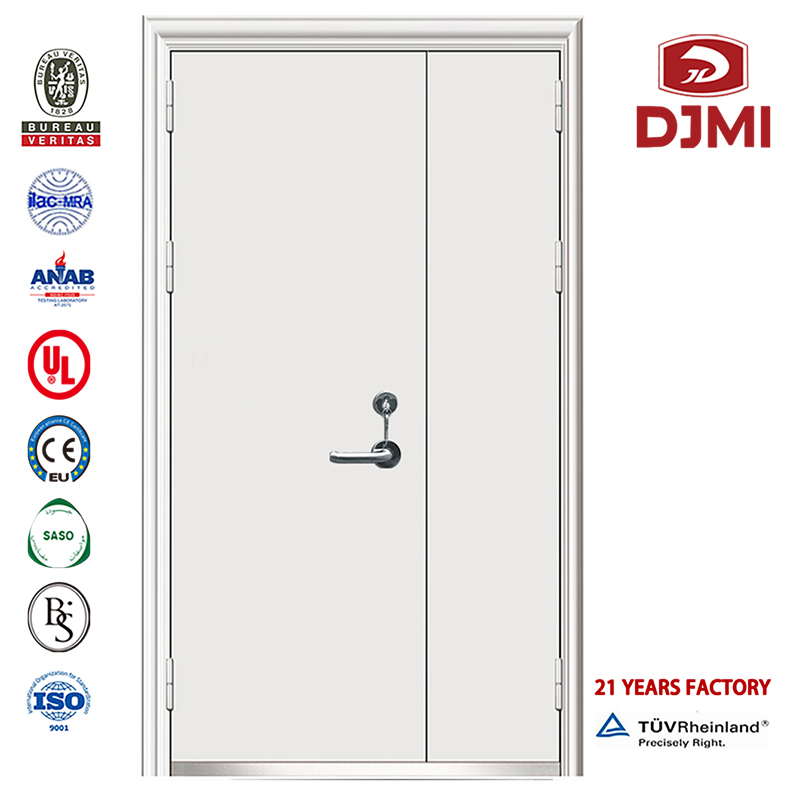 Высококачественная оптовая американская стальная огнестойкая дверь с двойным листом Дешевые двери Высококачественный вход со ...