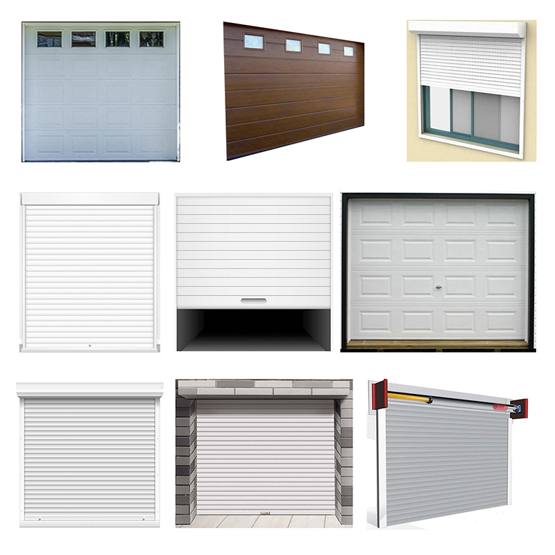 Hot Selling White Color Overhead Accordion Sectional 8*7 Garage Door Multifunctional Beautiful Appearance Sectional With Windows Automatic 8*7 Garage Door Professional 500Mm Width Panel Afforable Overhead Door Used Garage Doors Sale