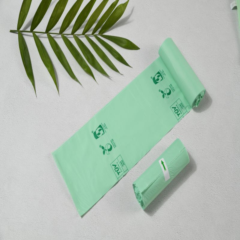 кукуруза крахмал база биодеградирует 100% компостный мешок