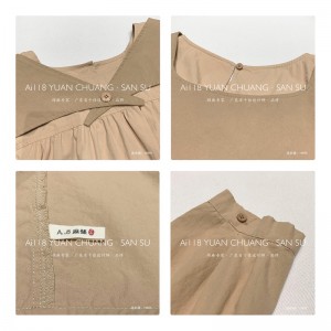 Свободного покроя Минималистичный Стильный Повседневный Сплошной цвет Цветной хлопок и лен с принтом Крупные платья-рубашки на ...