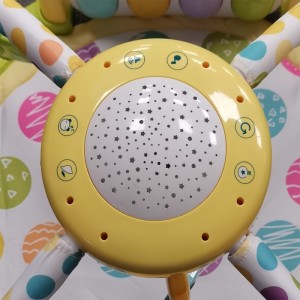 пластиковая круглая детская игрушка подушка / игрушечный спортзал - утка