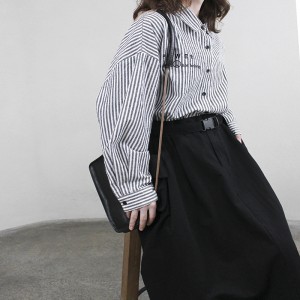 мягкая дизайн простой мода чистый цвет цвет сетка ультрабольшой заказ 17825 вертикальные полосатые рубашки