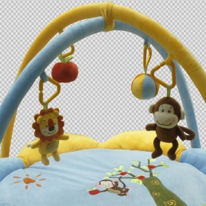 Детский игровой коврик Цветочный - Лев