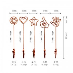 TMJ PP - 543 малый настольный стеллаж этикетки золотая проволока нержавеющая сталь табличка табличка цена стенд