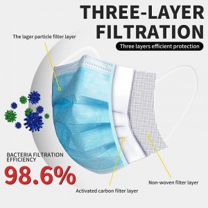 3-слойная одноразовая маска