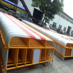 Barrera de tráfico Valla de control de множеств Barrera SEPARADOR DE CARRETERA APILABLE