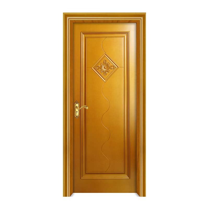 Китай wpc дверь кожа краска деревянные качели межкомнатные двери звуконепроницаемые плесень двери с замком