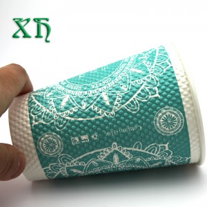 Чашка для кофе с волнистыми обоями на 12 унций