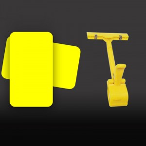 TMJ POP 038 прозрачный ремешок клей пластиковый зажим на табличке с именем A6 полка для супермаркета акриловый держатель для вывески 11...