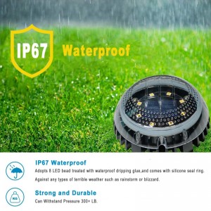 Солнечный наземный светильник-садовый светильник