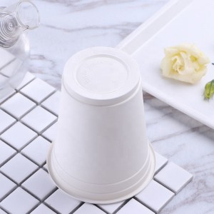 Изготовленный на заказ логотип, экологически чистые кофейные чашки без BPA, одноразовые чашки с биоразлагаемым кукурузным крахма...