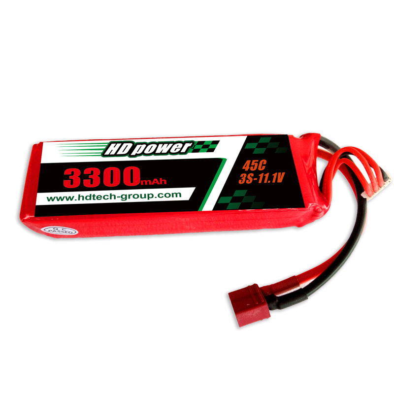 HD POWER 3300mAh 45C 3S 11.1V литиевая батарея