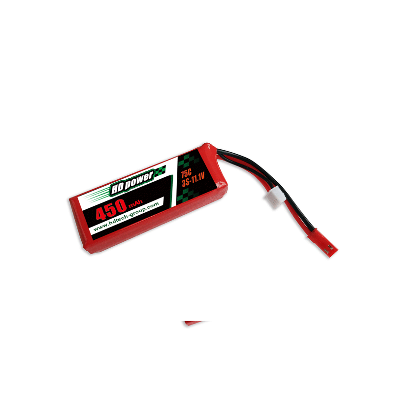 питание высокой очистки 450mAh 75C 3S 11.1V FPV lipo