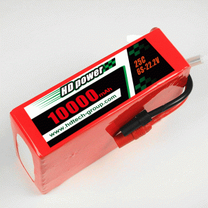 HD POWER 10000mAh 25C 6S 22.2V липо аккумулятор