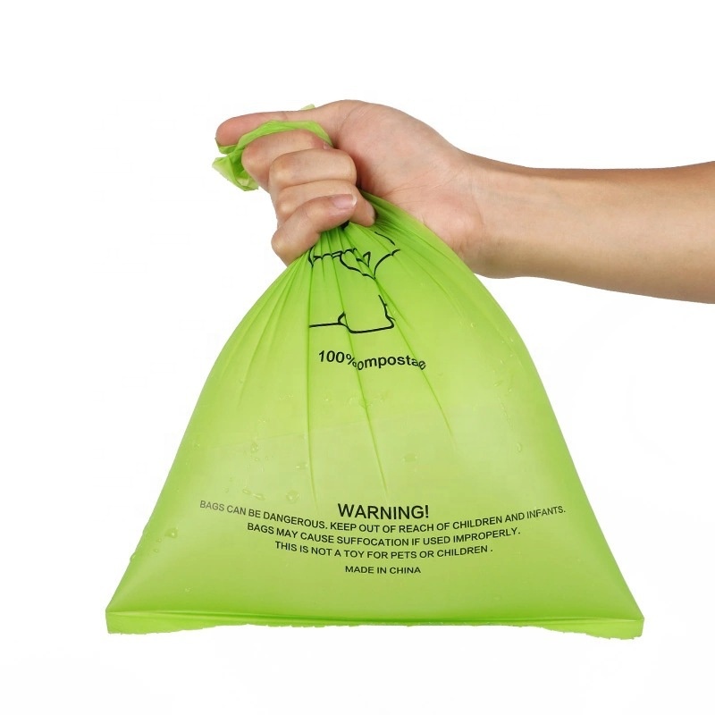 биологически деградируемые домашние мусорные мешки мешок говна может компостировать кукурузный крахмал биодеградирующий мешок